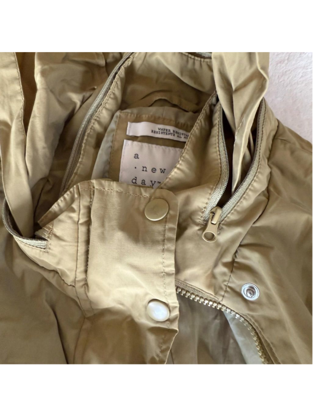 Women's a new day Jacket, L, Khaki - Picture 4 of 9